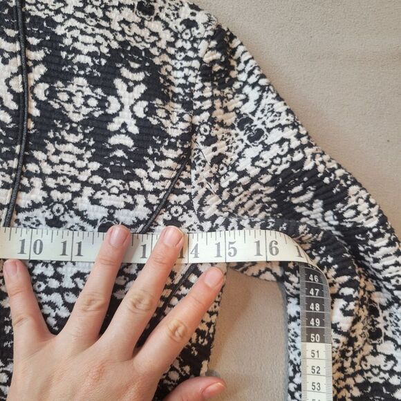 Armani Exchange Black & White Blazer Jacket Size Small - Picture 9 of 11